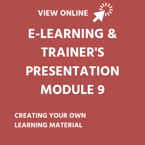 module 9 - elearning and presentation
