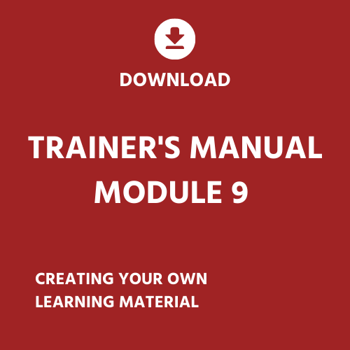 module 9 - trainers manual